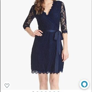 Navy Wrap Dress Size 4